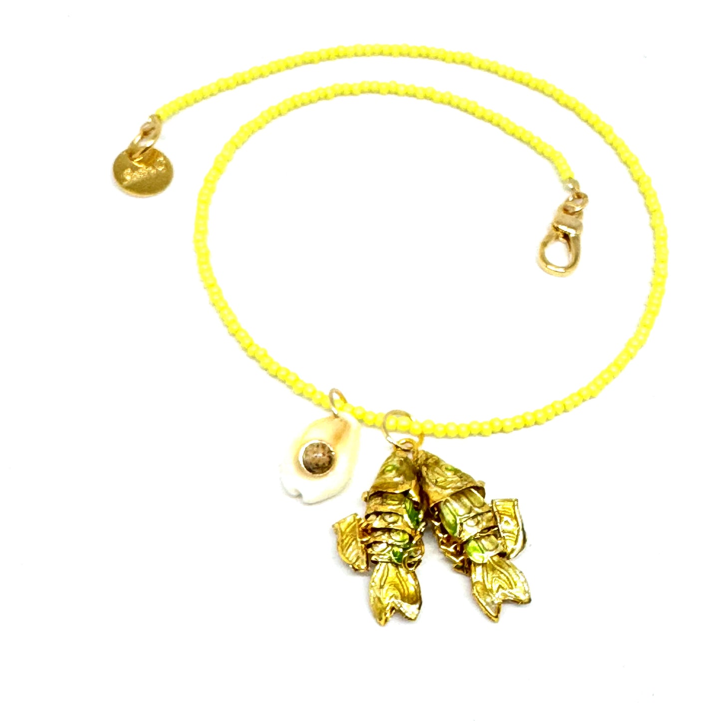 Collana Conchi Gialla