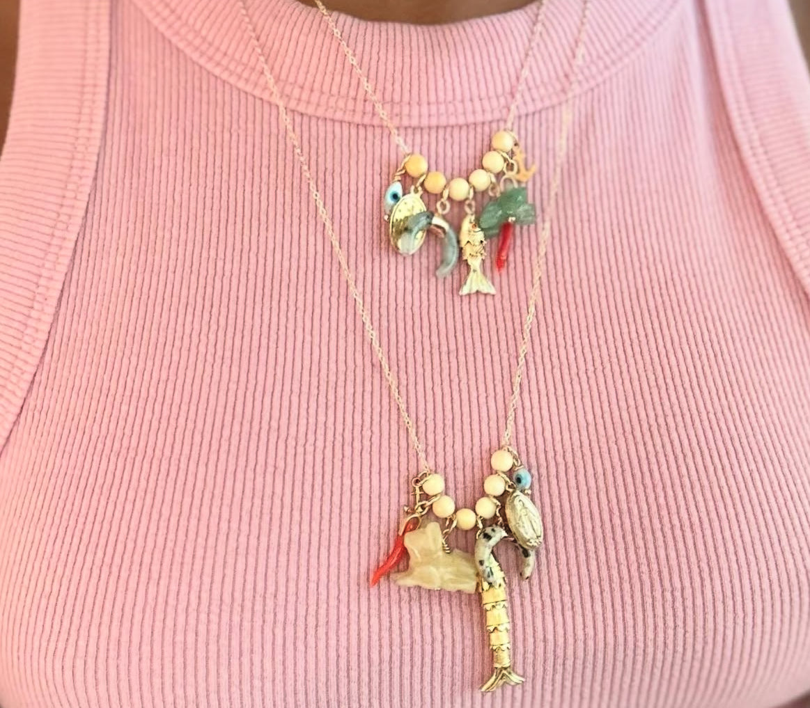 Collanina Good Luck Blu