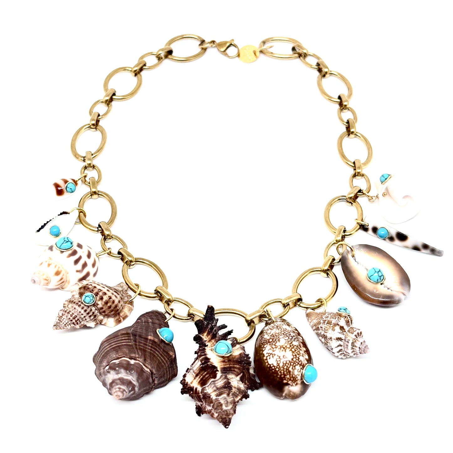 Choker Love Shells Turchese