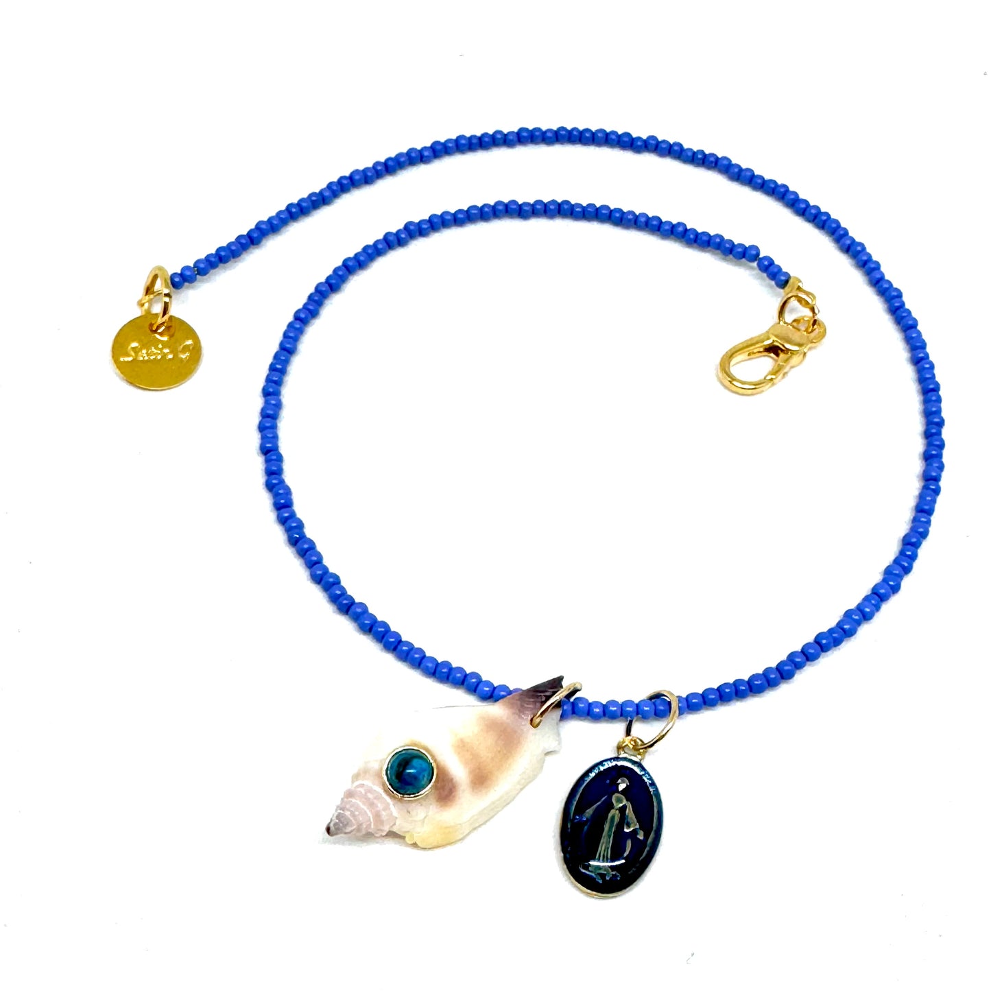 Collana Conchi Blu