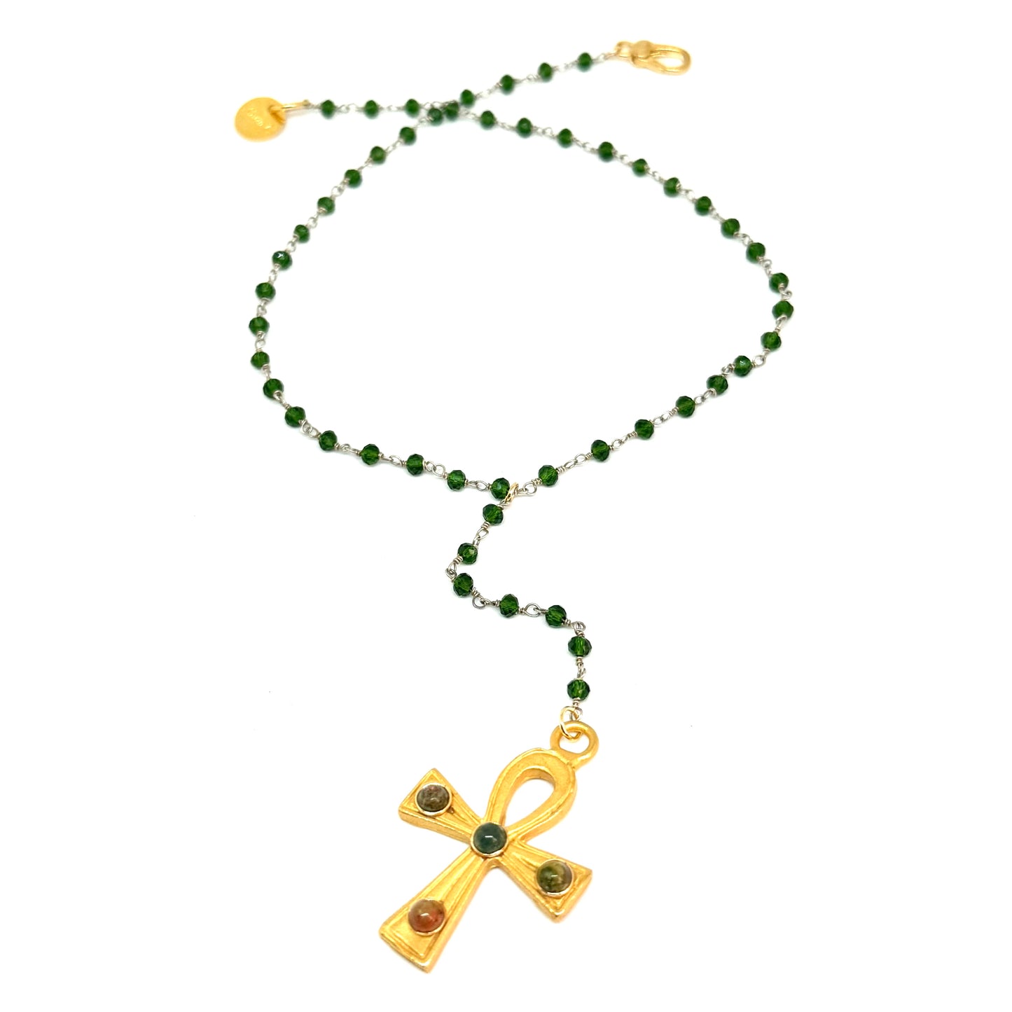 Collana Rosarietto Croce