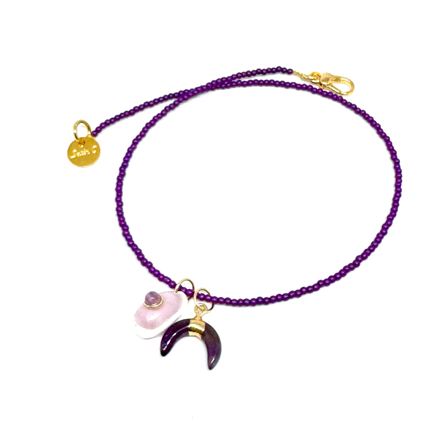 Collana Conchi Viola