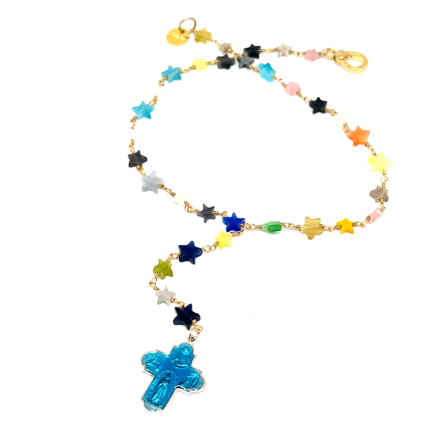 Collana Rosarietto Croce