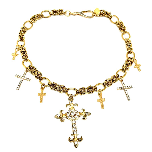 Collana Croci Vintage