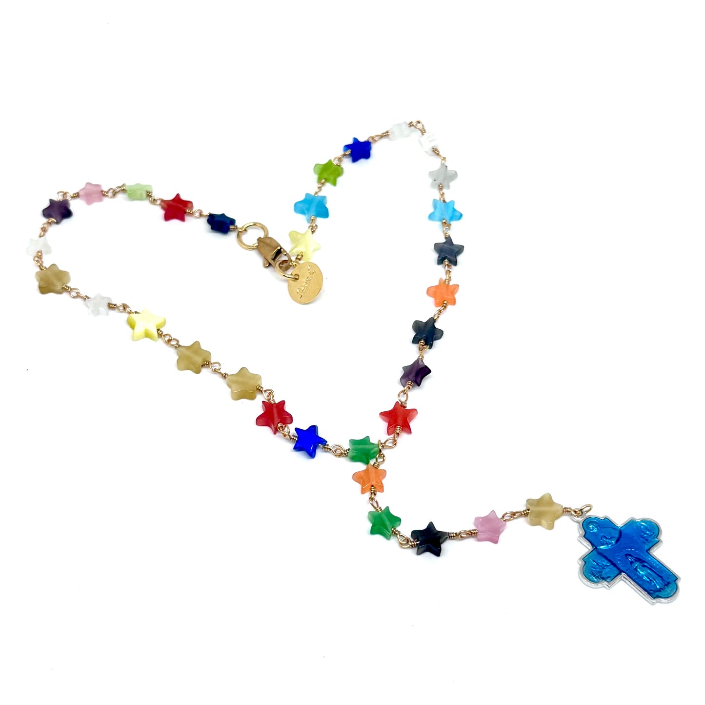 Collana Rosarietto Croce