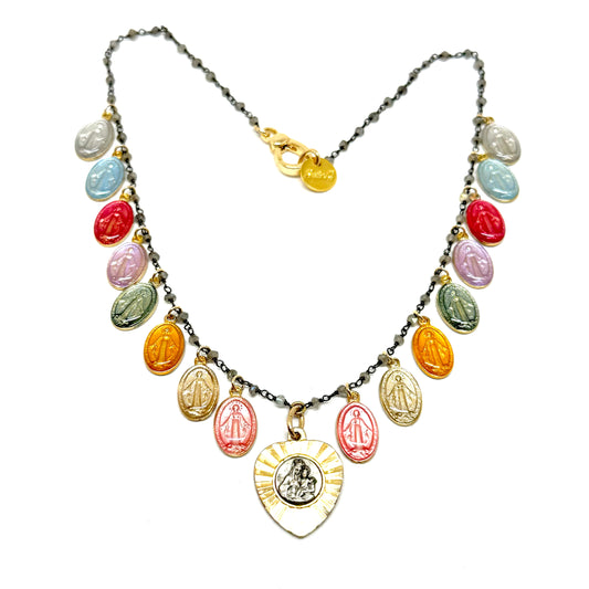 Collana Mini Rainbow Girl Pastel