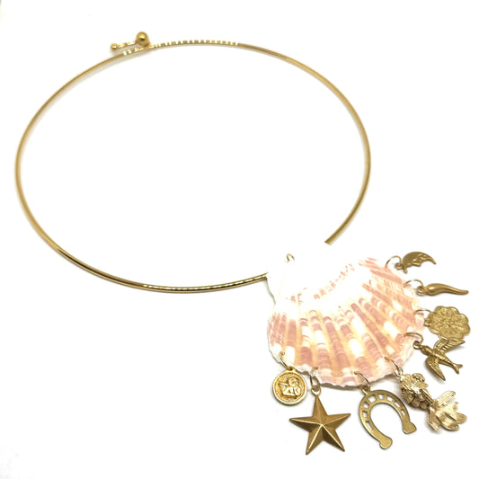Collana Charming Shell Gold