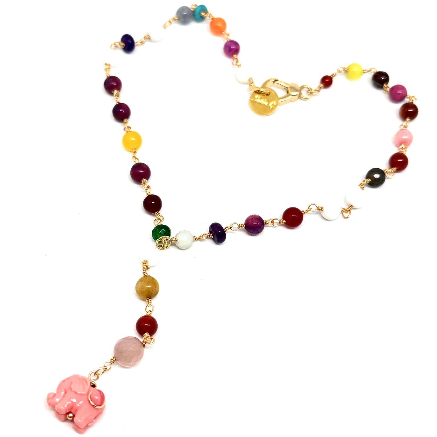 Collana Rosarietto Elefante