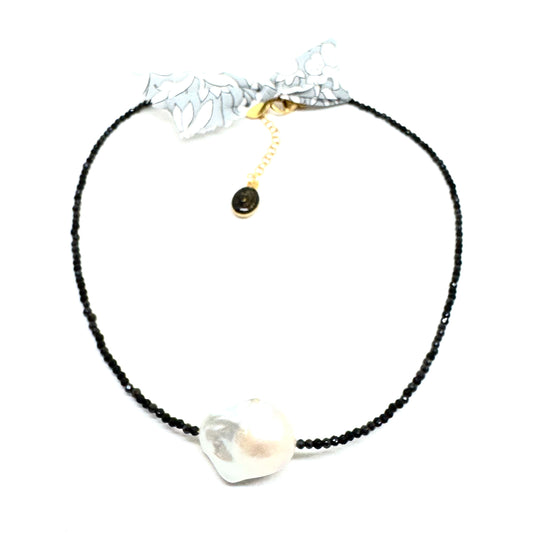 Girocollo Perla Barocca Black