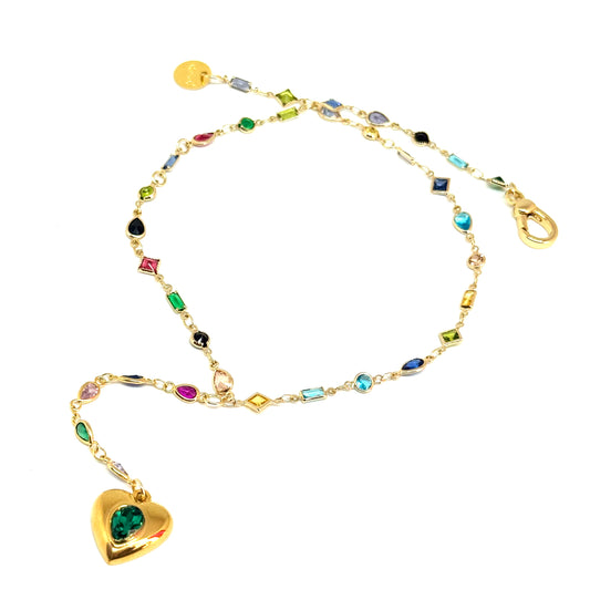 Collana Rosarietto Cuore