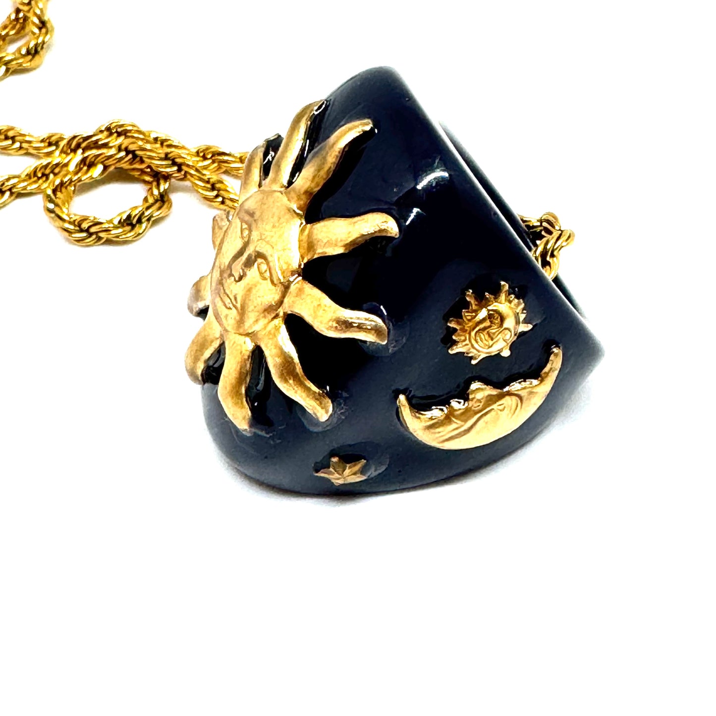 Collana Ring Astro Blu