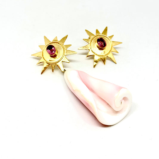 Orecchini Star Conchiglia Rosa