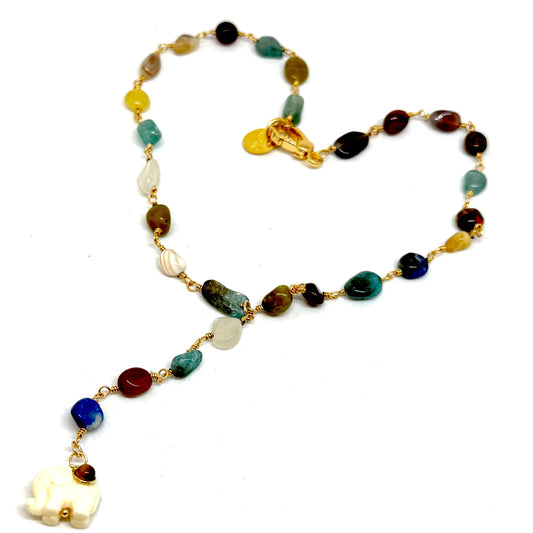 Collana Rosarietto Elefante