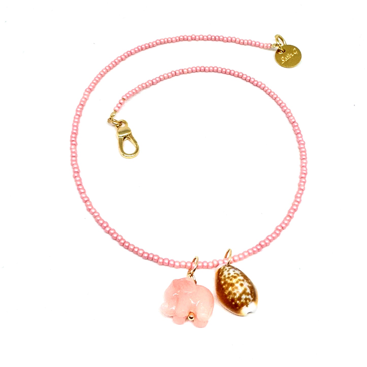 Collana Conchi Rosa