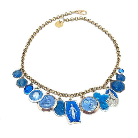 Collana Santini Vintage Azzurra