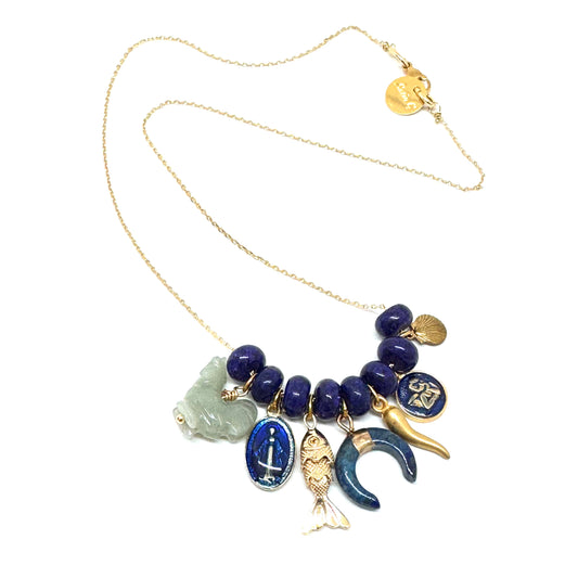 Collanina Good Luck Blu