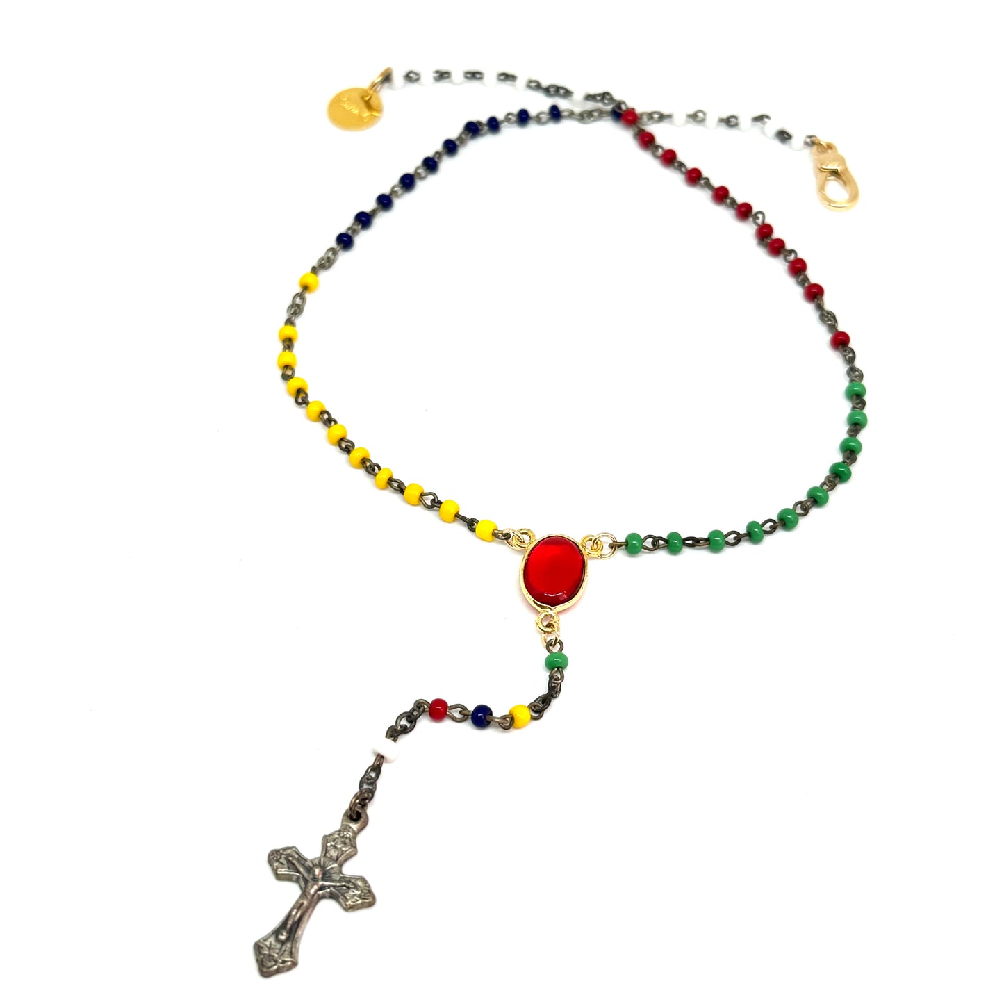 Collana Rosarietto Croce