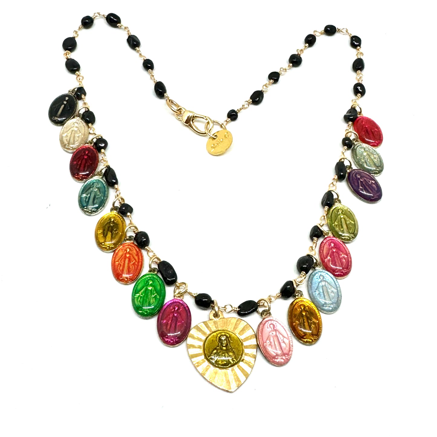 Collana Mini Rainbow Girl Black